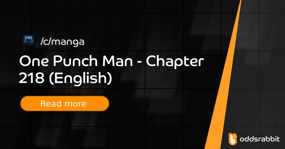 One Punch Man - Chapter 218 (English) - /c/manga