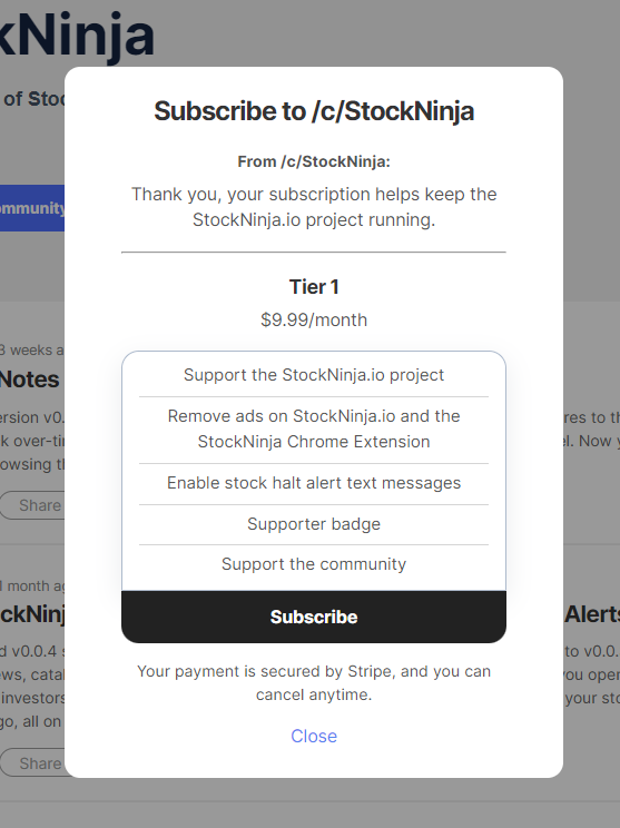 stockninja oddsrabbit subscription