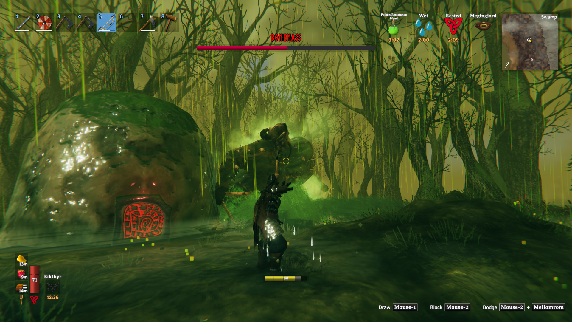 Warriors and shield maidens. It is with great pleasure to inform you that Bonemass is no longer writhing in the swamps in preperation for 1.0 - /c/Valheim
