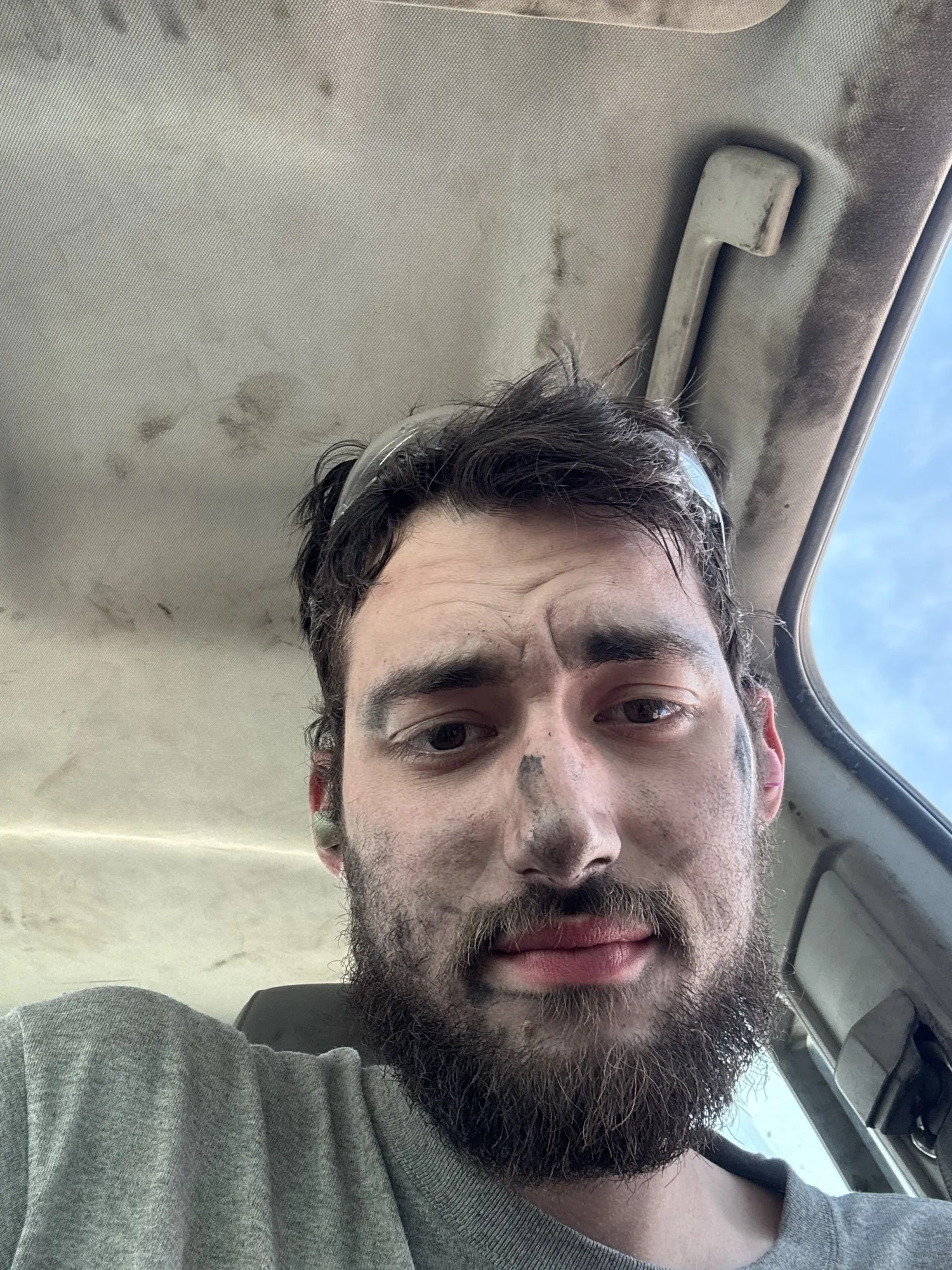 With my dirty ass face