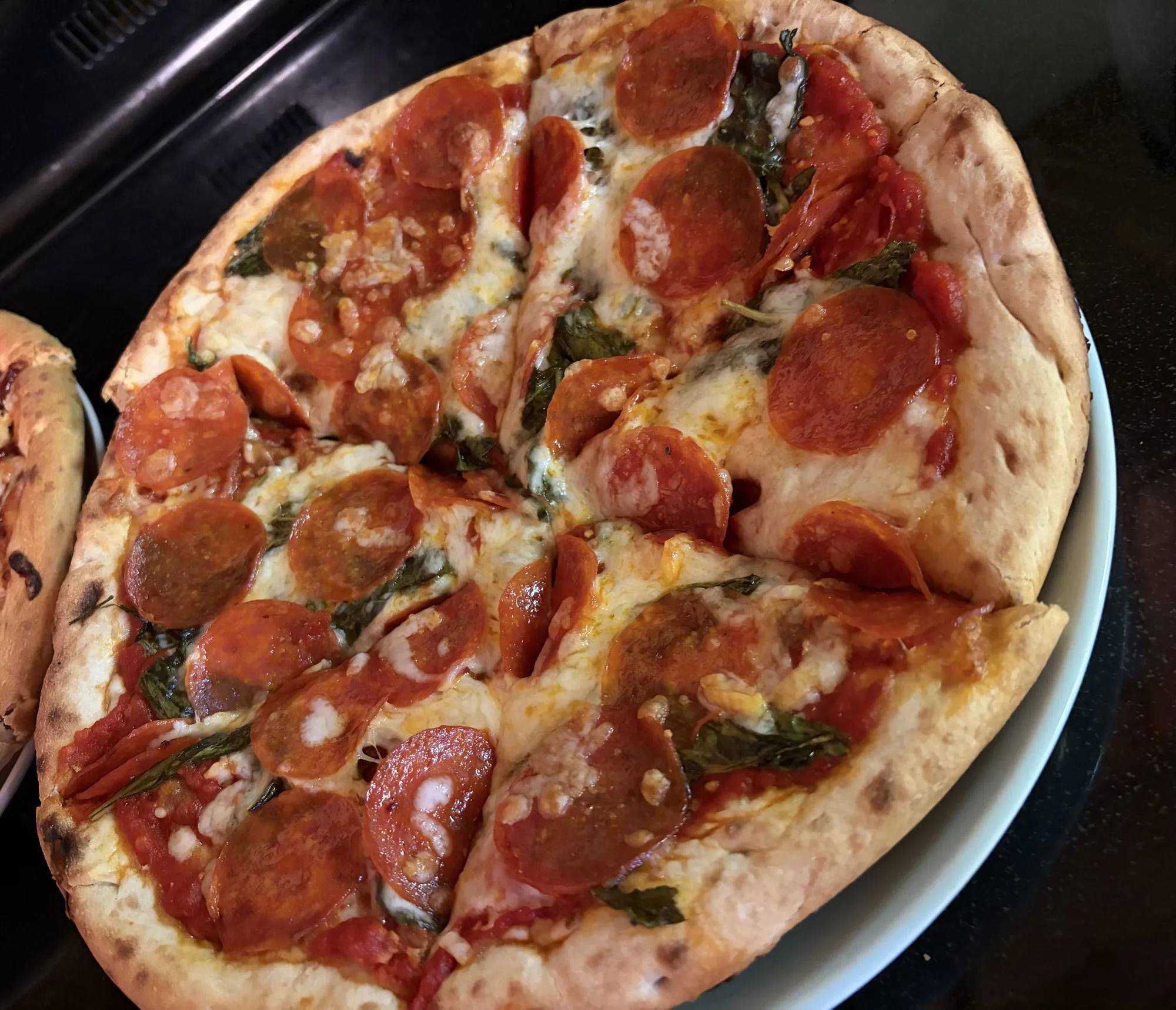 3 picture of homemade pizzas.