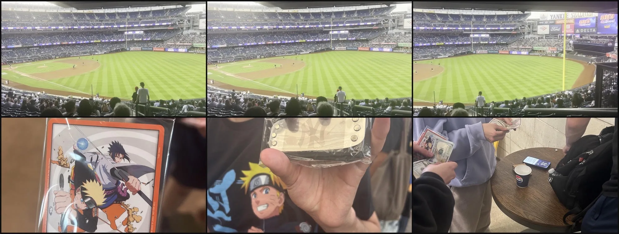 Yankee Stadium, Naruto night: Yankees vs Rookies