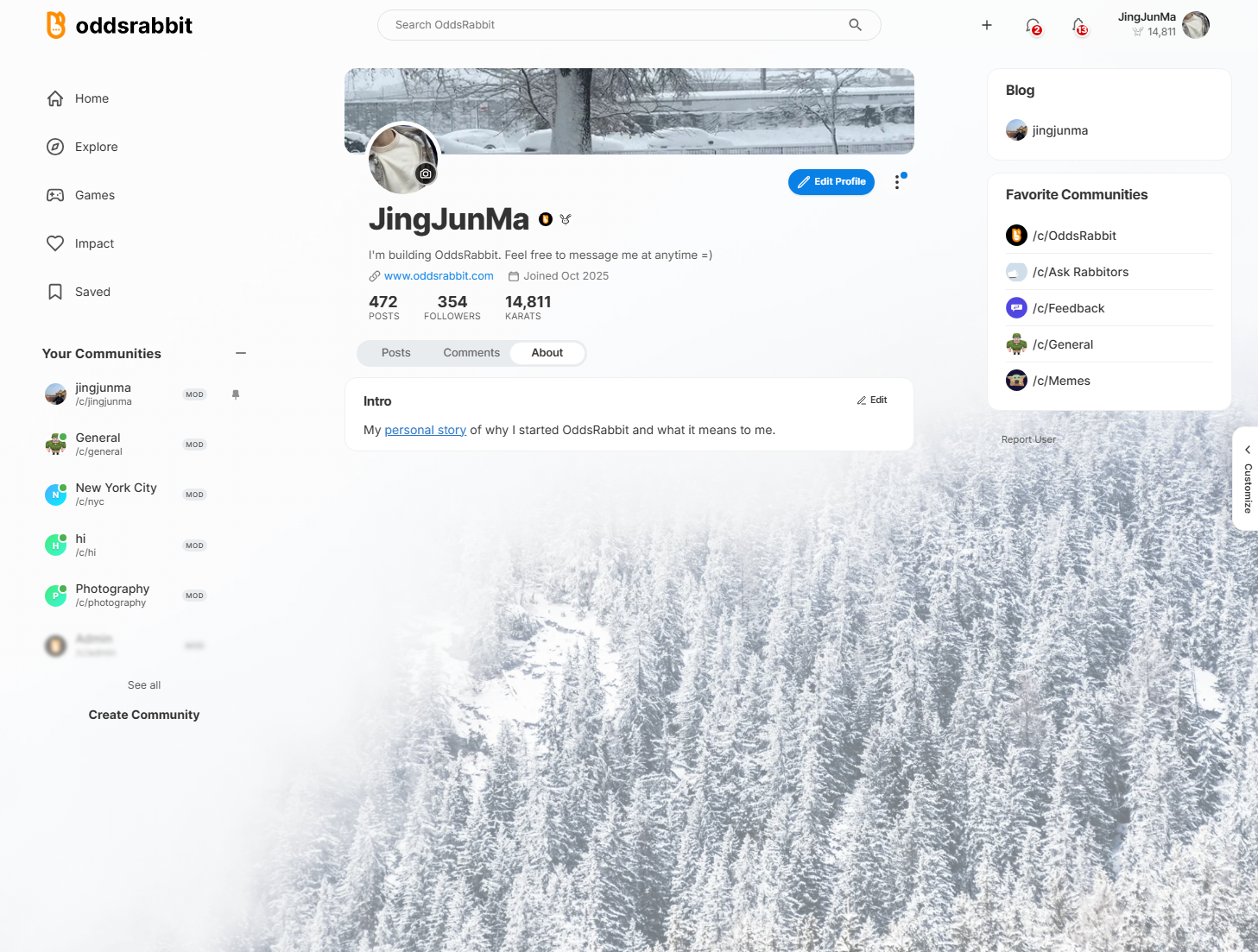 Profile example