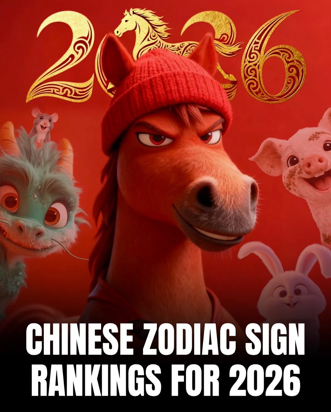 Chinese zodiac luck rankings for 2026