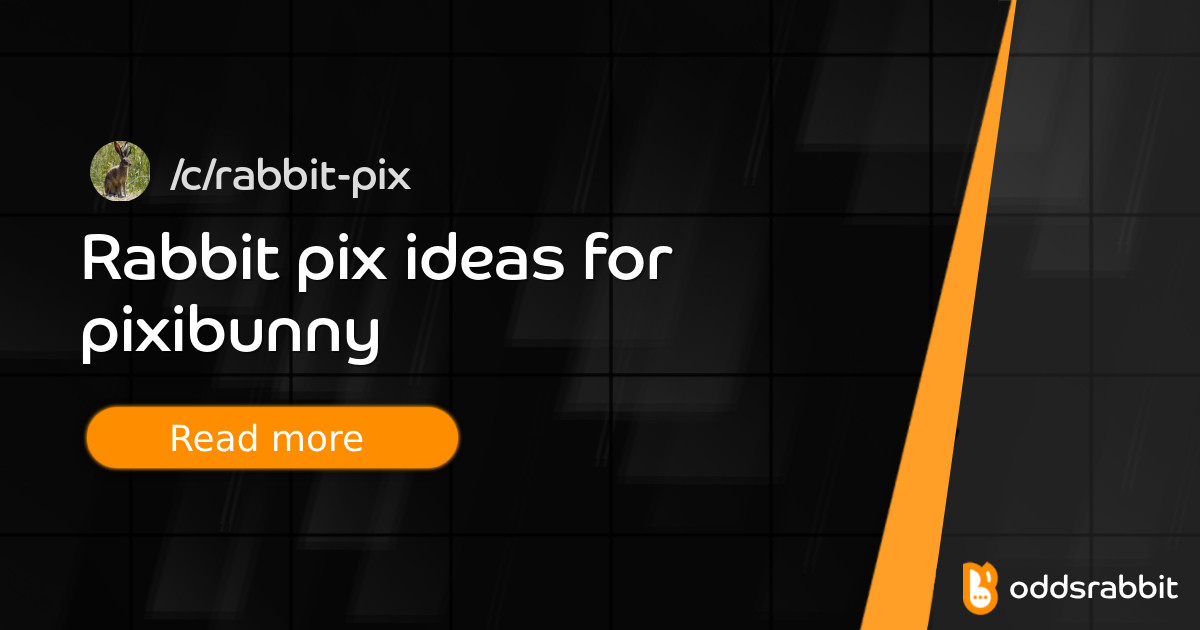 Rabbit pix ideas for pixibunny - /c/rabbit-pix