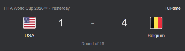 1-4 US Belgium