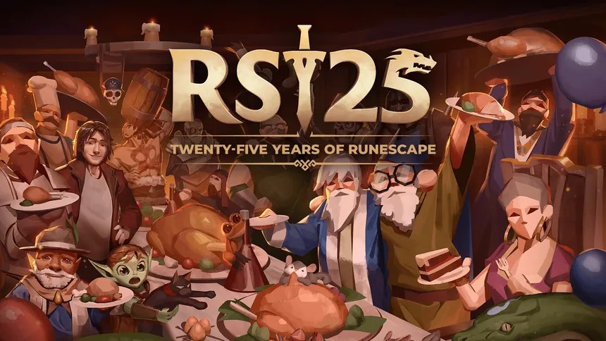 Runescape's 25 anniversary photo
