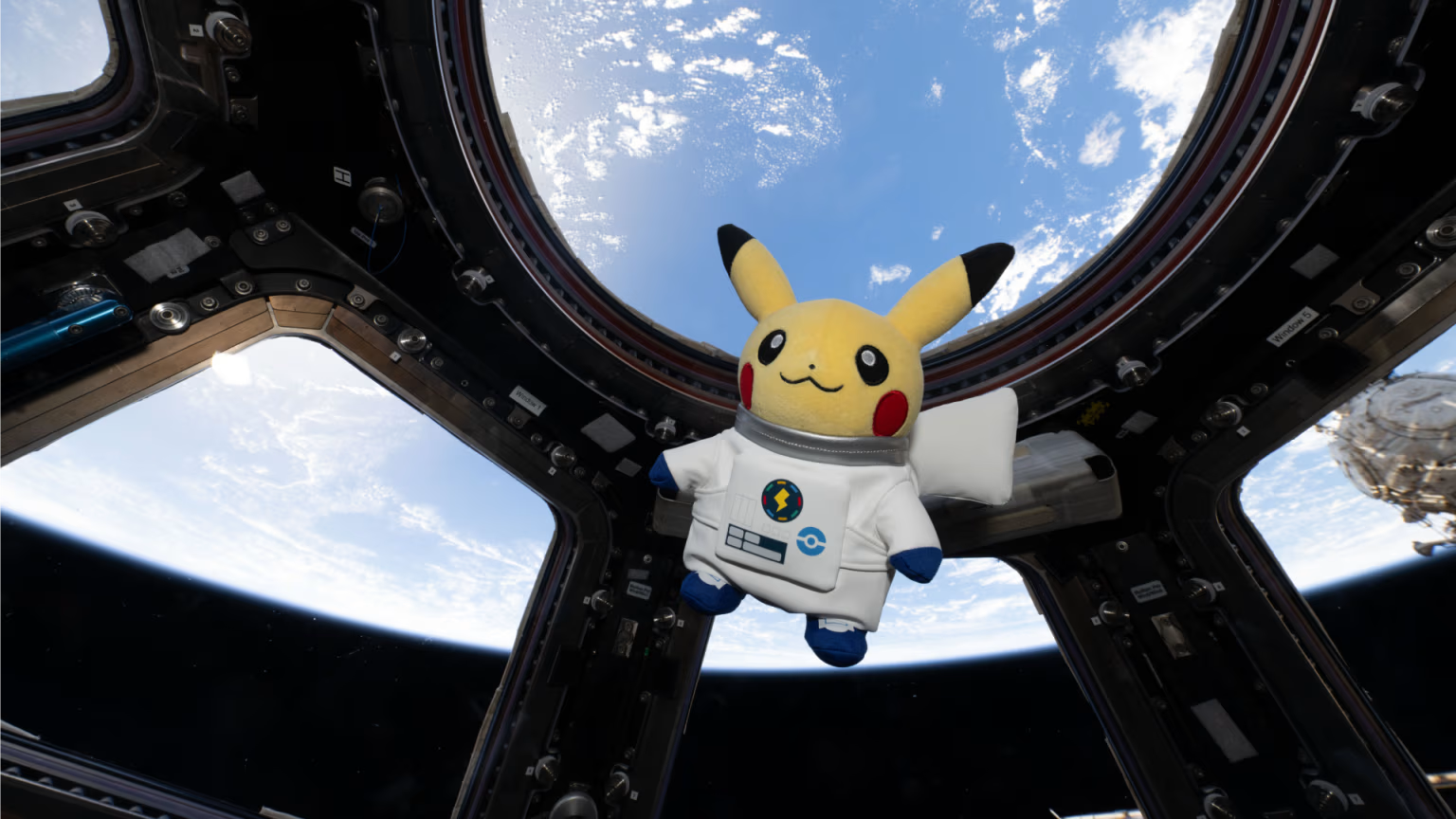 Pikachu on the International Space Station