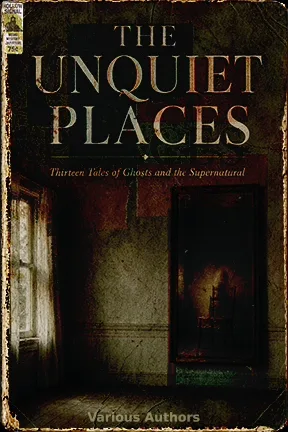 Book cover showing eerie empty room with light coming in from lone window.