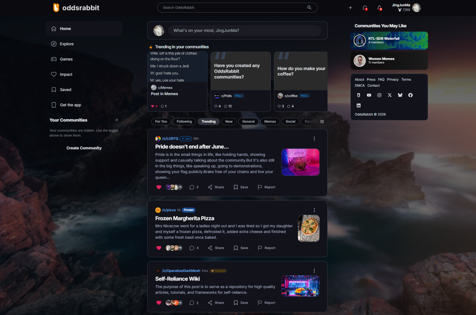 Stac a Pris Arch Scotland Dark Theme